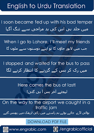Translation English To Urdu English Vocabulary Words Everyday English English Words