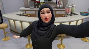 My new teen sim Dewi Johnson
