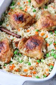 oven baked en and rice pilaf