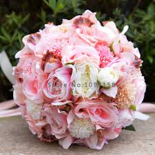 Us 45 0 Pack With Box Gorgeous Artificial Flowers Rosette Wedding Bouquets 2017 Bridal Bridesmaid Bouquet Wedding Accessories Decoration In Wedding