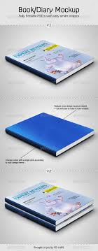 Book Diary Mockup Print Mockup Mockup Template Design