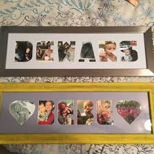 Letter Picture Frame Collage Personalized Collage Picture Etsy Picture Letters Collage Picture Frames Picture Collage