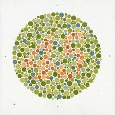 An Ishihara Chart For Testing Colour Blindness C 1959 By