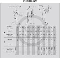 Hockeyshop Forster Goalie Sizing Charts