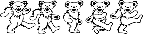 The skull and roses design was composed by alton kelley and stanley mouse, who added lettering and color, respectively, to a the grateful dead and uc santa cruz are both highly innovative institutions—born the same year—that. Grateful Dead Bear Coloring Pages