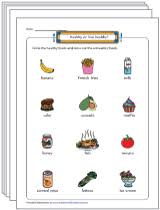 Learn vocabulary with this fun set: Food Groups And Nutrition Worksheets