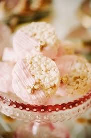 1st Birthday Rice Krispie Treats Sweet And Saucy A Bow Filled First Birthday Party With Images Kids Birthday Party Food Chocolate Dipped Rice Krispie Treats Rice Krispies