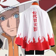 Naruto Seventh Hokage Cloak Cape Cosplay Costume Otakubooth Naruto Cosplay Costumes Anime Costumes Cosplay Costumes