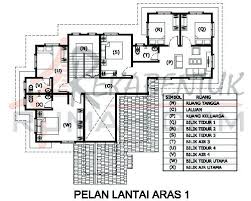 Design rumah moden 5 bilik 3 bilik air 43 x52 feet. Voxylab Plan Rumah Kampung 5 Bilik