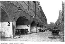 Broad Street Freight Station London C1906 Old Train Station Broad Streets Old London