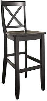 It's available in two heights. Crosley Furniture X Back Bar Stool Set Of 2 30 Inch Black Farmhouse Goals