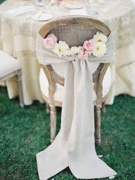 Pin By Weddingwire On Wedding Chair Decor Shabby Chic Wedding Decor Wedding Chair Decorations Wedding Chairs