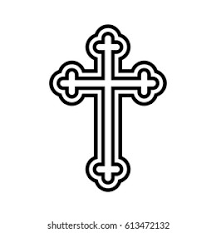 Upload a profile photo and loads more. Orthodox Cross Black White Stock Vector Royalty Free 613472132