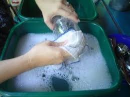 camping dishwashing, how to clean
