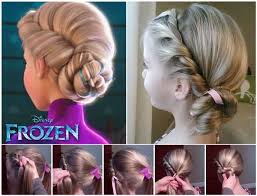 This hairstyle is easily one of my very favorites. Disney Frozen Coronation Hairstyle