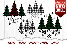 All contents are released under creative commons cc0. Merry Christmas Plaid Pine Trees Svg Bundle Dxf Cut Files 886206 Illustrations Design Bundles