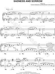 Sadness And Sorrow From Naruto Sheet Music Piano Solo In E Minor Download Print Piano Sheet Music Violin Sheet Music Flute Sheet Music