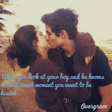 My Boyfriend Knows When To Kiss Me I Simply Look At Him And He Leans In To Kiss Me Passionately Madly Romantic Love Quotes Relationship Relationship Quotes