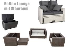 Bestens für den einsatz im garten geeignet: Rattan Lounge Mobel Mit Stauraum