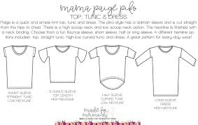 Womens Paige Piko Top Tunic Dress Sewing Patterns For Kids
