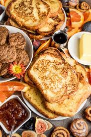 Fall French Toast Breakfast Board Reluctant Entertainer French Toast Breakfast French Toast Recipe Breakfast Breakfast Toast