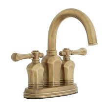 Glacier Bay Verdanza 4 In Centerset 2 Handle High Arc Bathroom Faucet In Antique Brass Hd67113w 8024h The Home Depot In 2020 Antique Brass Bathroom Faucet High Arc Bathroom Faucet Brass Bathroom Faucets