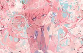Sakura Miku By Https Www Deviantart Com Krawark On Deviantart Hatsune Miku Miku Sakura Hatsune Miku