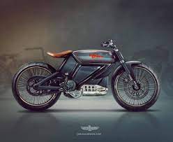 Caferacerpasion Com Harley Davidson Bobber Electric Motorcycles Vintage Style By Harley Davidson Baggers Harley Davidson Crafts Harley Davidson Helmets