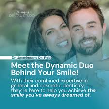 Meet Dr. Pyle and Dr. Jasmine, the passionate duo behind every smile at  Chesterfield Dental Studio. ✨ With a focus