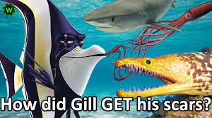 How did Gill get his scar? | Pixar Theory: Discovering Disney - YouTube