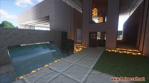 Now with randomly generating houses! Minecraft Modern House Map 1 12 2 1 11 2 For Minecraft 9minecraft Net