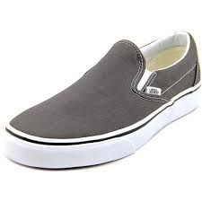 Black And Grey Slip On Vans Vans Classic Slip On Women Sneakers 34 Liked On Polyvore Featuring Shoes Sneakers Grey Grey Slip On Shoes Grey Shoes With Images Womens Sneakers Grey Slip On Vans