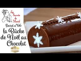 La Buche De Noel Au Chocolat Les Secrets De Muriel Youtube Buche De Noel Buche De Noel Chocolat Chocolat