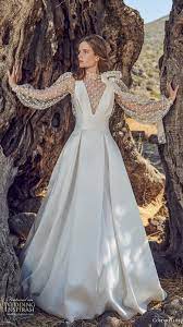 Costarellos Fall 2020 Wedding Dresses Wedding Inspirasi Fitted Lace Wedding Dress Ruffle Wedding Dress Wedding Dress Couture
