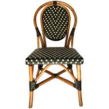 French Style Parisian Cafe Bistro Rattan Dining Chair Rattan Dining Chairs Outdoor Patio Furniture Sets Parisian Cafe
