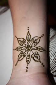 The other fingers are also decorated with delightful dots. 25 Simple Wrist Henna Tattoos