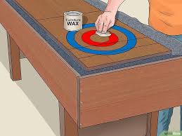 How To Make A Shuffleboard Table With Pictures Wikihow Shuffleboard Table Shuffleboard Table Diy Shuffleboard