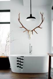 28 Cool Ways To Use Antlers In Home Decor Shelterness Roe deer antlers white gallery wall faux antler collection | etsy.