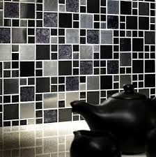 Mto0343 modern 6x6 square grey white. Verona Metallic Glass Metal Mix Modular Mosaic G30031 The Cornwall Tile Company