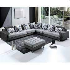Un tavolino è un must in ogni salotto. Divano Angolare Desire 325x250 Con Pouf Centrale In Tessuto Moderno