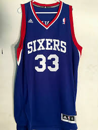 Lose faden von innen zustand: Nba Trikot Philadelphia 76ers Sixers Bynum 33 Jersey Revolution30 Swingman Blau Ebay