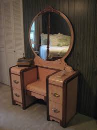 Pin By Christy Reimann On Casually Chic Corner Old Vanity Art Deco Bedroom Furniture Waterfall Furniture