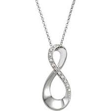 Black And White Diamond Intertwining Infinity Necklace Earrings And Bracelet Images Classics 14k White Gold Diamond Infinity Necklace Diamond Infinity Necklace Infinity Jewelry Diamond Infinity