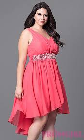 Plus Size V Neck High Low Homecoming Dress Junior Party Dresses Homecoming Dresses Dresses