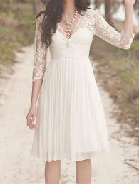 Empire Waist Lace Dress Short Lace Wedding Dress City Hall Wedding Dress Lace Wedding Dress Vintage