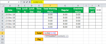 Timesheet In Excel Guide To Create Timesheet Calculator