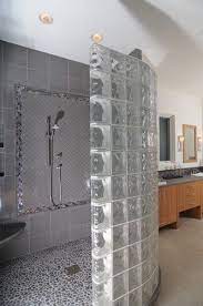 Showers Without Doors Design Ideas Pictures Remodel And Decor Showers Without Doors Glass Block Shower Glass Blocks