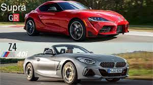 The bmw z4 and toyota supra are brothers as both of these vehicles feature the same engine and powertrain. 2020 Toyota Supra Vs Bmw Z4 2019 Youtube