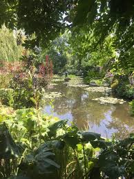 Boat On The Pond Of The Water Lily Garden At Claude Monet S Garden And Home In 2020 Pond Painting Impressionist Artists Claude Monet
