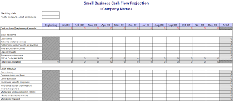 Cash Flow Projection Template Flow Chart Template Sample